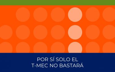 Por sí solo el T-MEC no bastará